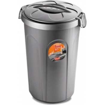 Stefanplast Konteiners barībai TOM sudraba kr. 46l