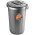 Stefanplast Konteiners barībai TOM sudraba kr. 46l