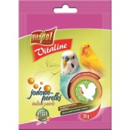 VITALINE Iodine pearls supplementary mixture for budgie 20g - Vitapol Vitaline joda pērlītes papildbarība viļņainajiem papagaiļiem