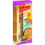 STANDARD Smakers honey for budgie 2pcs 90g - Vitapol nūjiņas ar medu viļņainajiem papagaiļiem.