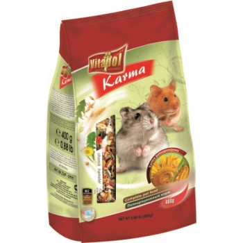 VITAPOL STANDARD 400 g - pilnvertīga barība kāmjiem.