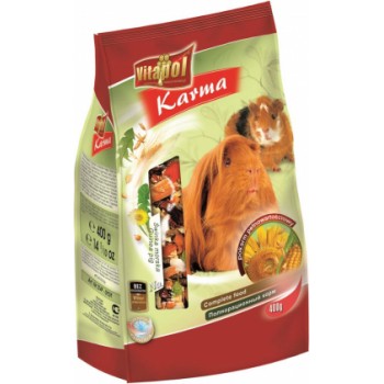 Vitapol STANDARD foil complete food for cavia 400g - pilnvertīga barība jūras cūciņām