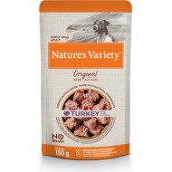 Konservi Nature's Variety Dog Original Mini Turkey 0.150 kg - Konservi ar tītaru pieaugušiem suņiem (8gb)
