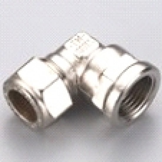 Kompresijas līkums Cu caurulei 10x1/2"F hroms