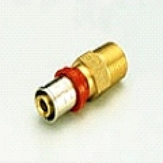 PE-X pres pāreja 16x1/2"M, TH,Tiemme