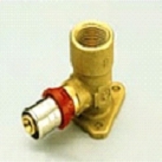 PE-X pres sienas stiprinājum 20x1/2"F H=40, TH,Tiemme