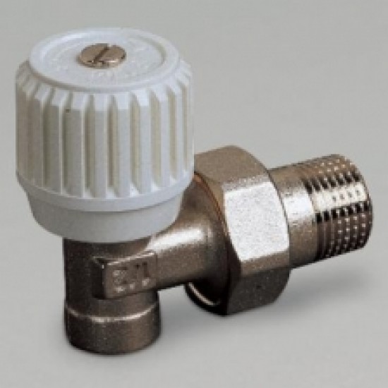 Radiatora rokas regulators, leņķa 1/2"RS712 F lodējams