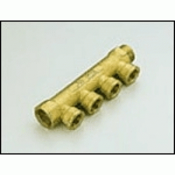 Kolektors 1x1/2"F 2-ceļu misiņa
