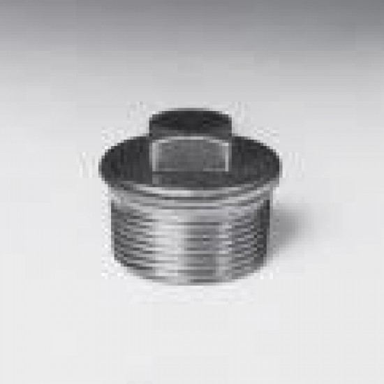 Čuguna korķis 3/4"M, melns