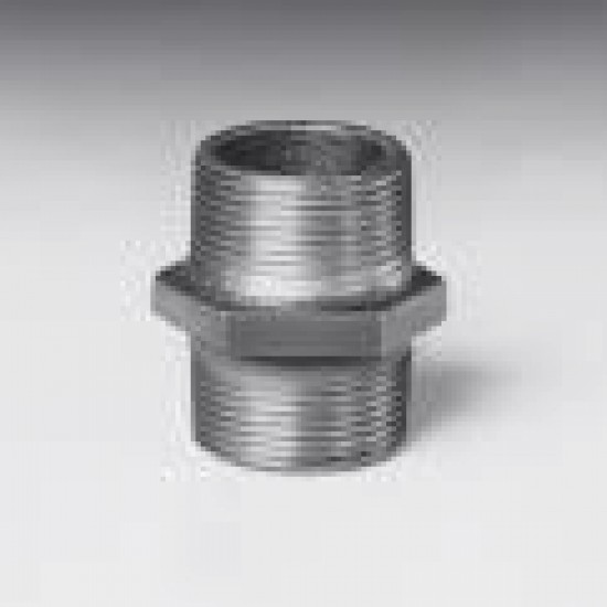 Čuguna nipelis 1"1/2 MM, melns