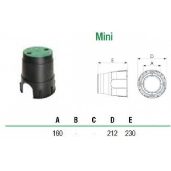 Apaļa šahta 212xH230mm MINI