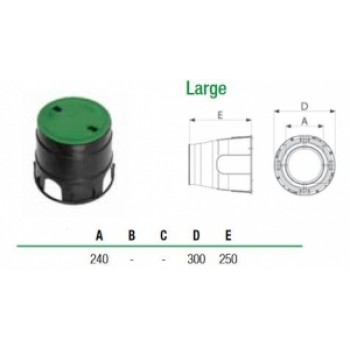 Apaļa šahta 300xH250mm LARGE