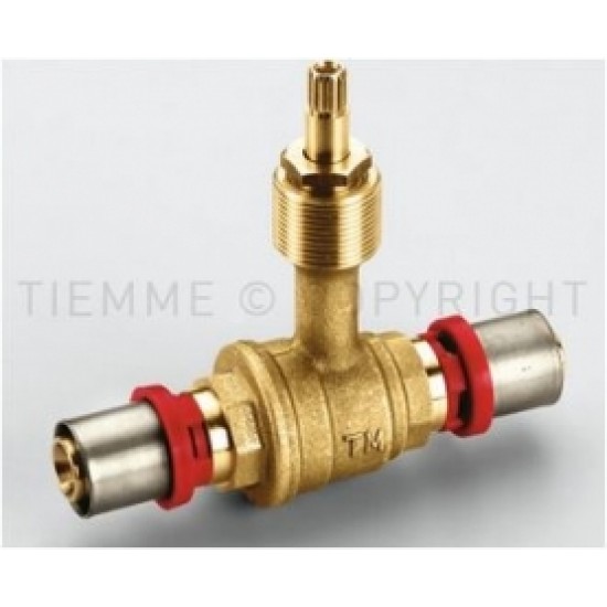 PE-X pres lodveida ventilis 16mm, iebūvējams,TH,Tiemme