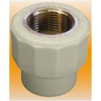 PPR pāreja d32x3/4"F, pelēka