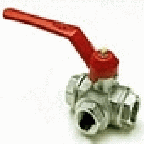 Trīsceļu ventilis 1/2" T