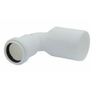 Redukcijas līkums DN 50/32  90gr., PP, balts