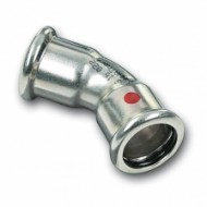 SANHA-Therm cinkota tērauda līkums 45G FF 15x15