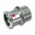 SANHA-Therm cinkota tērauda pāreja 18x3/4"M