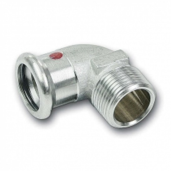 SANHA-Therm cinkota tērauda līkums 90°M 15x1/2"
