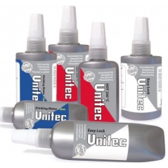 UNITEC Hot vītņu hermētiķis 50ml, 230°C, ūdens, gāze, Unipak