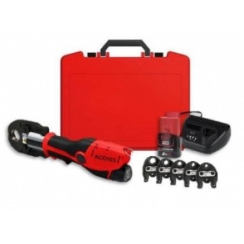 Prese ACO103 set.2x2.0Ah,M15,18,22,28,35,lādētājs,kaste