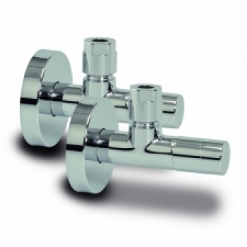 Noslēgvārstu komplekts 1/2x3/8",S53 hroms