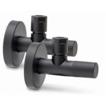 Noslēgvārstu komplekts 1/2x3/8",S53 melns