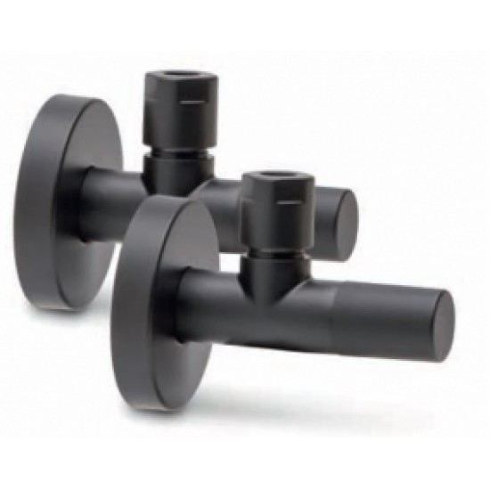 Noslēgvārstu komplekts 1/2x3/8",S53 melns