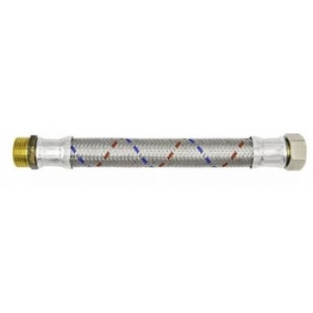 Lokanais savienojums MF3/4" 100cm,DN18,nerūs.tērauds