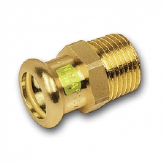 Gāzes Cu-PRES pāreja 18x1/2"M
