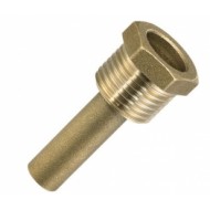 Čaula termometram 1/2",25bar, L=100mm, misiņš