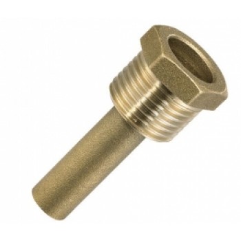 Čaula termometram 1/2",25bar, L=100mm, misiņš