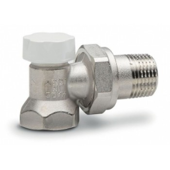Balansventilis radiatoram, leņķa DS122 1/2" F