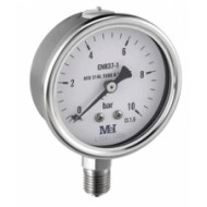 Manometrs AISI316  korp. D100, -1+1.5,1/2",CL1.6, vertikāls