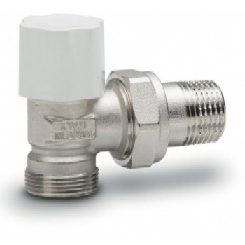 Balansventilis radiatoram, leņķa DS32/A 1/2" G3/4EK