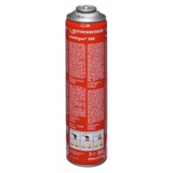 Gāzes balons MULTIGAS 300, 600ml, 24gab