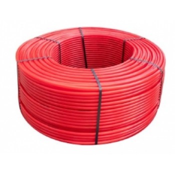 Caurule PE-RT D16x2mm,300m,sarkana, ANTIOXYGEN barrier