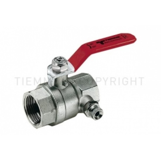 Ventilis ar drenāžas vārstu FF1/2" Drain, ISO228