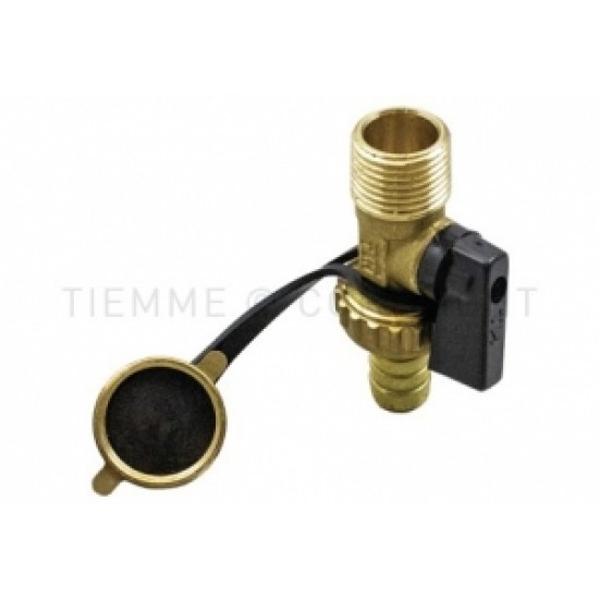 Uzpildes/drenāžas vārsts M1/2"xD14,5mm,ar pieslēgumu