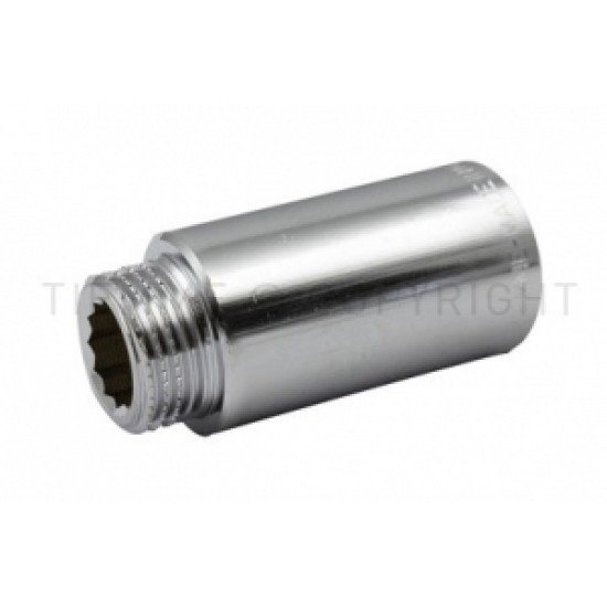 Vītnes pagarinātājs MF1/2"10mm, hromēts