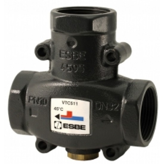 Termovārsts VTC511 32-14, 60°C, Rp1"1/4, Esbe