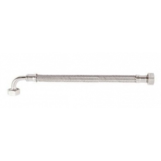 Lokanais savienojums ar līkumu FFc1/2"x3/8" 100cm