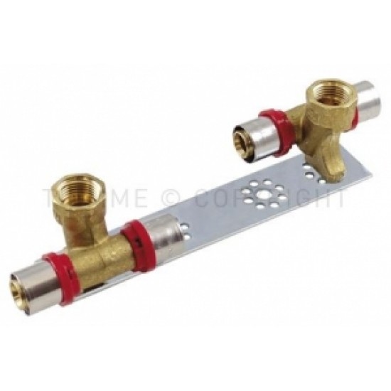 PE-X pres novirzīta sienas plāksne 16x1/2", taisna,100-110-150mm