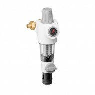 Filtrs,reversi skalojams 1" Kvs 9,100my, FK74CS1LFAA, ar spiediena reduktoru
