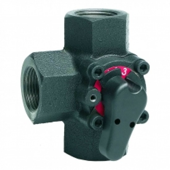 Trīsceļu vārsts 11/4" Kvs16,čuguns, Honeywell