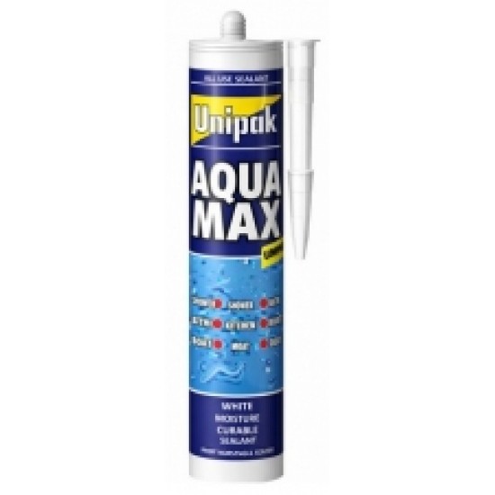 Aqua Max White līmējošs hermētiķis mitrai videi, Unipak