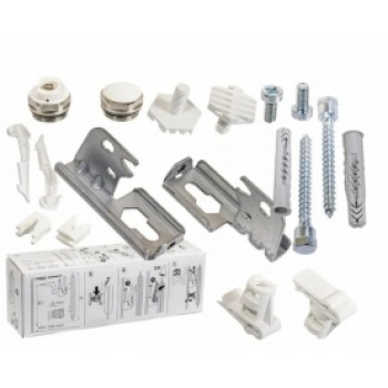 Pievienojumu komplekts radiatoram (2 stiprin.,atgais,korķis) 6584