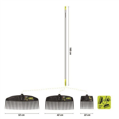 Alumīnija kāts 160 cm lapu grābeklim