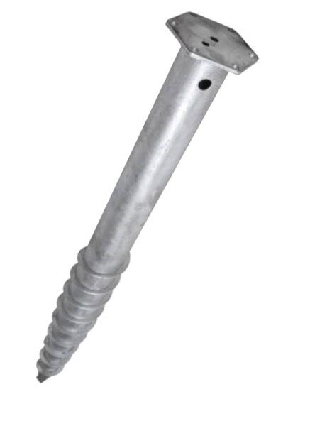 Skrūvpālis M 68X750X1,8mm M12 HDG
