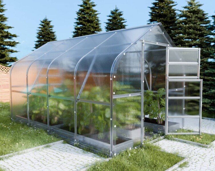 Siltumnīca KLASIKA DROP 2,5x4m ar